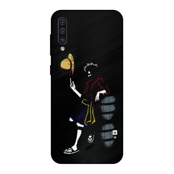 One Piece Luffy Style Metal Back Case for Galaxy A50