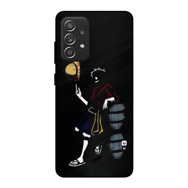 One Piece Luffy Style Metal Back Case for Galaxy A52