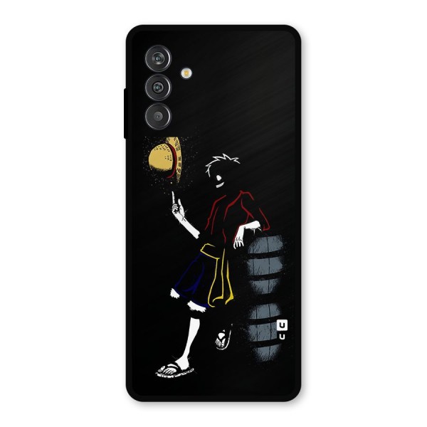 One Piece Luffy Style Metal Back Case for Galaxy F13