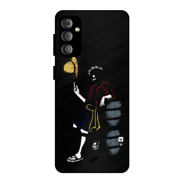 One Piece Luffy Style Metal Back Case for Galaxy F23
