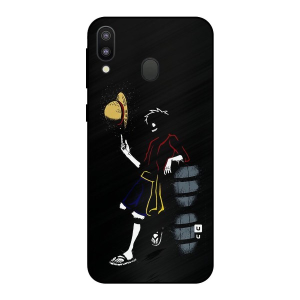 One Piece Luffy Style Metal Back Case for Galaxy M20