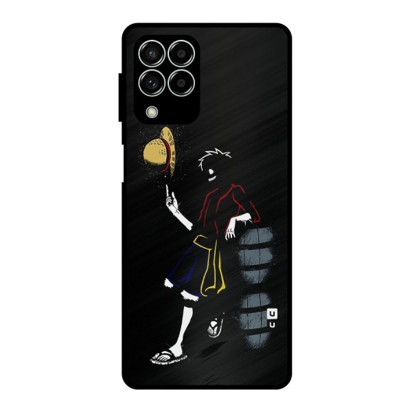 One Piece Luffy Style Metal Back Case for Galaxy M33