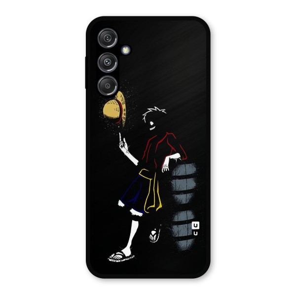 One Piece Luffy Style Metal Back Case for Galaxy M34 5G