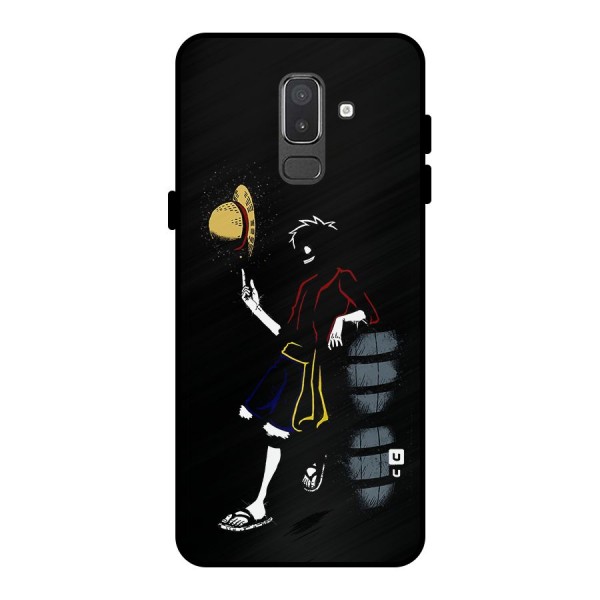 One Piece Luffy Style Metal Back Case for Galaxy On8 (2018)