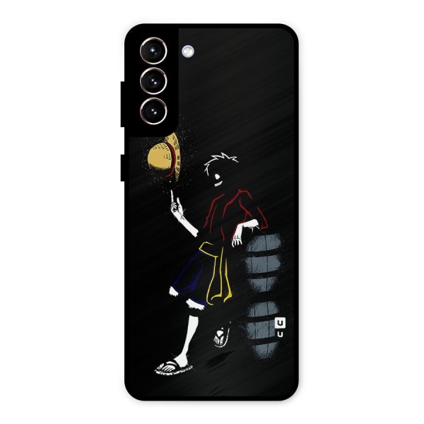 One Piece Luffy Style Metal Back Case for Galaxy S21 Plus