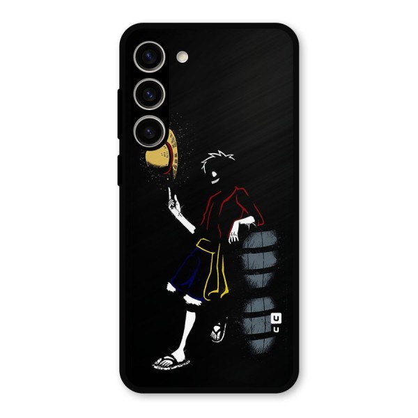 One Piece Luffy Style Metal Back Case for Galaxy S23 Plus