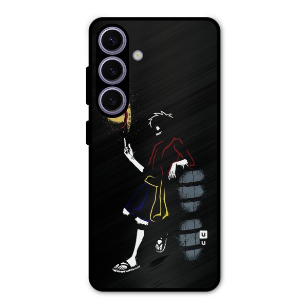 One Piece Luffy Style Metal Back Case for Galaxy S24