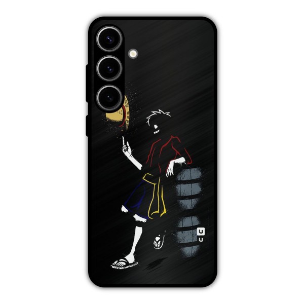 One Piece Luffy Style Metal Back Case for Galaxy S24 Plus