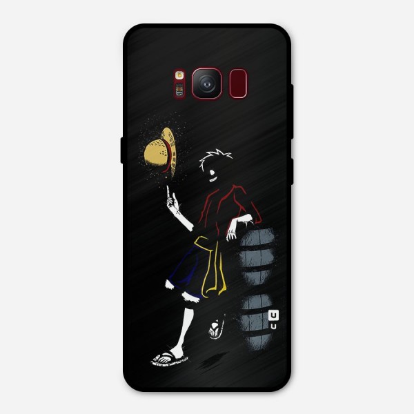 One Piece Luffy Style Metal Back Case for Galaxy S8