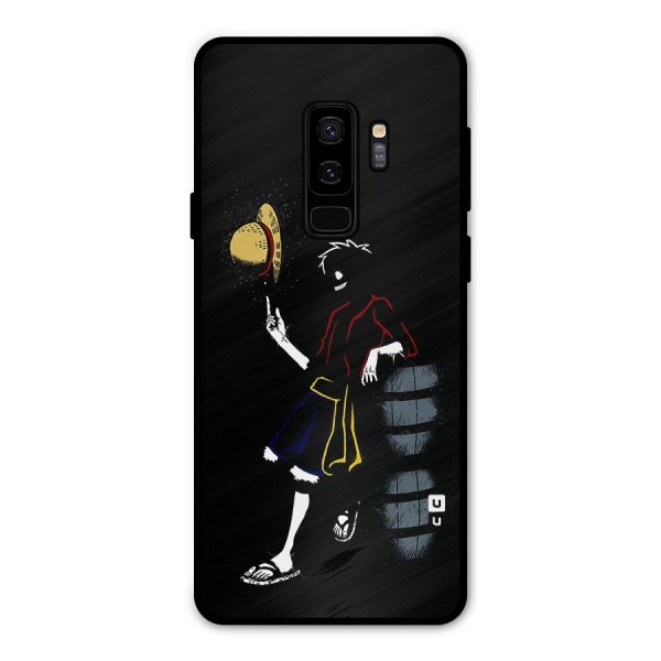 One Piece Luffy Style Metal Back Case for Galaxy S9 Plus