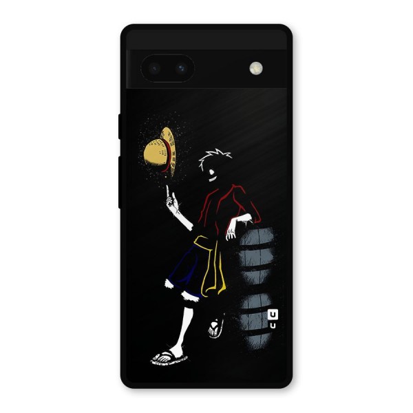 One Piece Luffy Style Metal Back Case for Google Pixel 6a