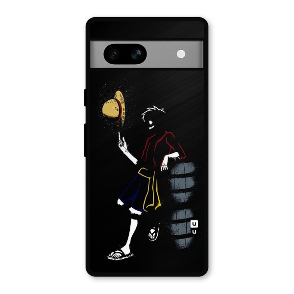One Piece Luffy Style Metal Back Case for Google Pixel 7a