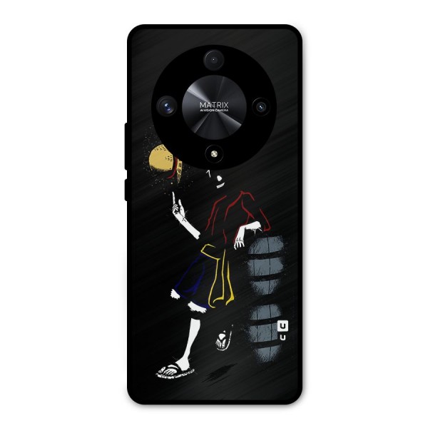 One Piece Luffy Style Metal Back Case for Honor X9b