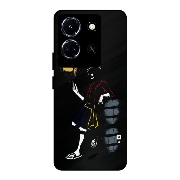 One Piece Luffy Style Metal Back Case for Infinix Note 30 5G