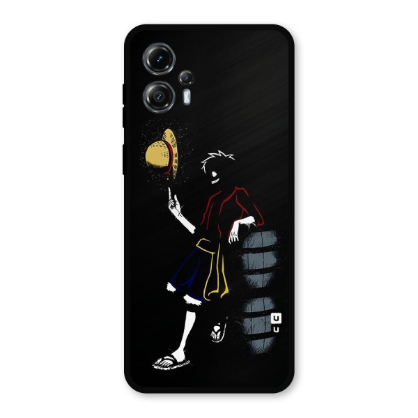 One Piece Luffy Style Metal Back Case for Moto G13