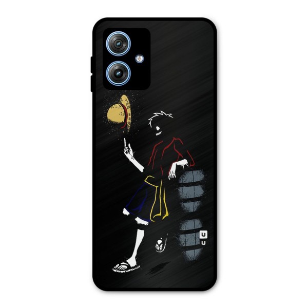 One Piece Luffy Style Metal Back Case for Moto G54