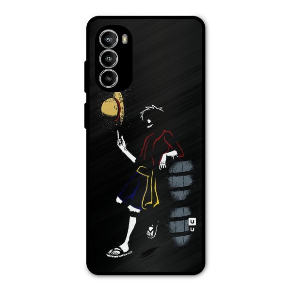 One Piece Luffy Style Metal Back Case for Moto G82
