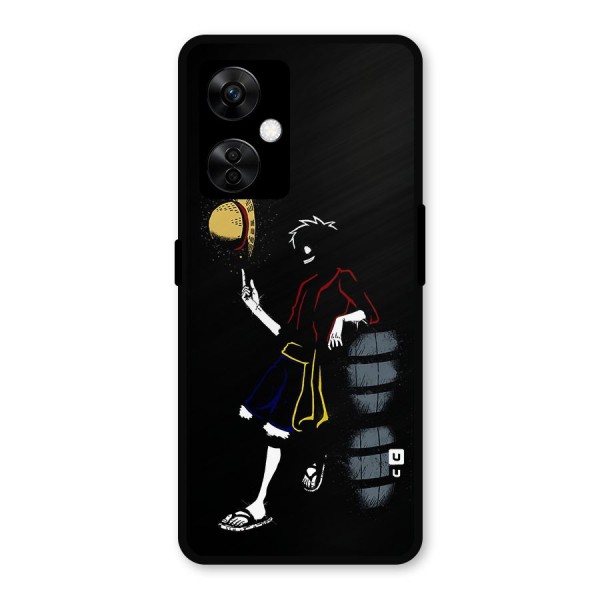 One Piece Luffy Style Metal Back Case for OnePlus Nord CE 3 Lite
