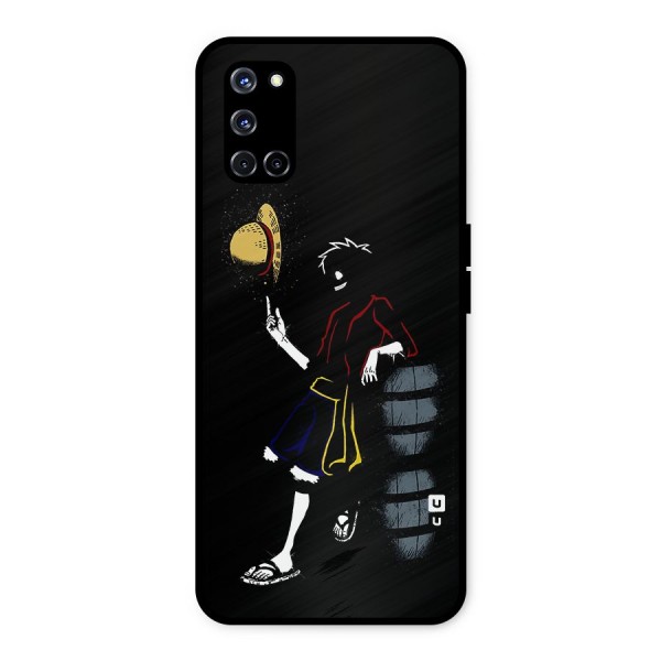 One Piece Luffy Style Metal Back Case for Oppo A52