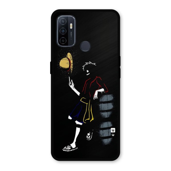 One Piece Luffy Style Metal Back Case for Oppo A53