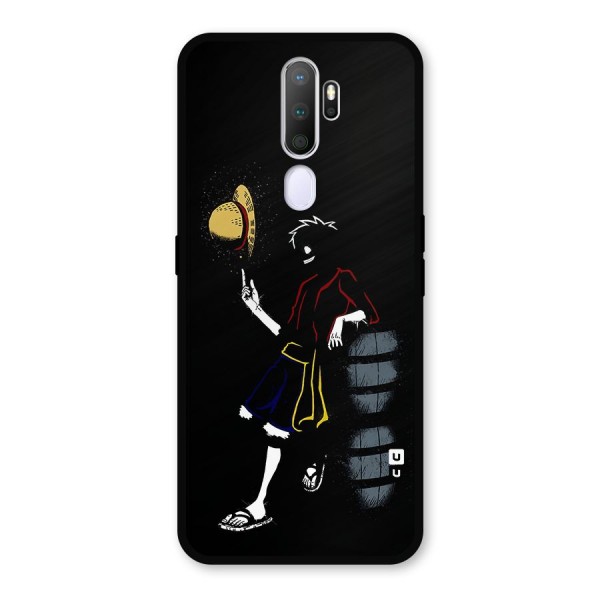 One Piece Luffy Style Metal Back Case for Oppo A5 (2020)