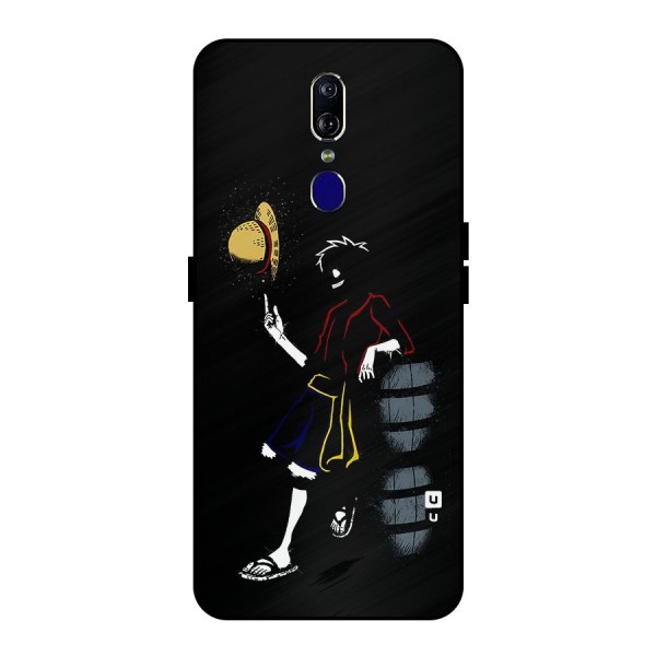 One Piece Luffy Style Metal Back Case for Oppo F11