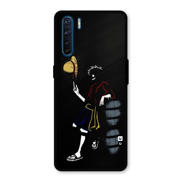 One Piece Luffy Style Metal Back Case for Oppo F15