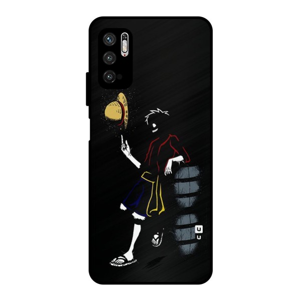 One Piece Luffy Style Metal Back Case for Poco M3 Pro 5G