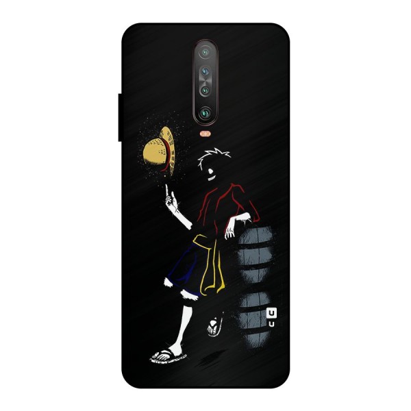 One Piece Luffy Style Metal Back Case for Poco X2