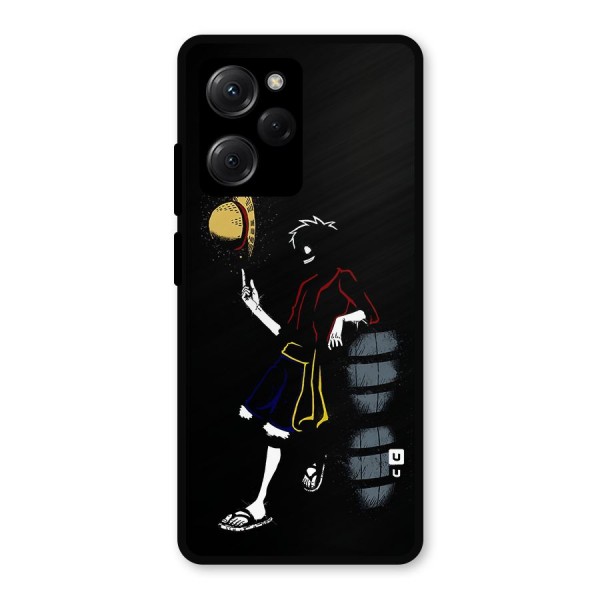 One Piece Luffy Style Metal Back Case for Poco X5 Pro