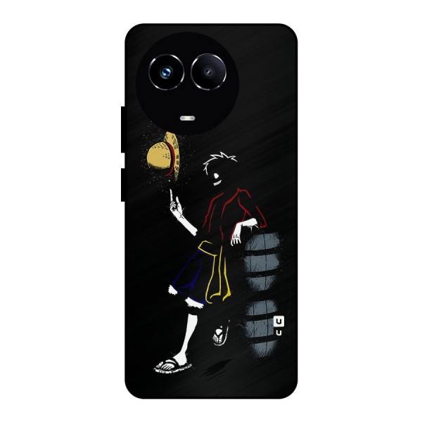 One Piece Luffy Style Metal Back Case for Realme 11X