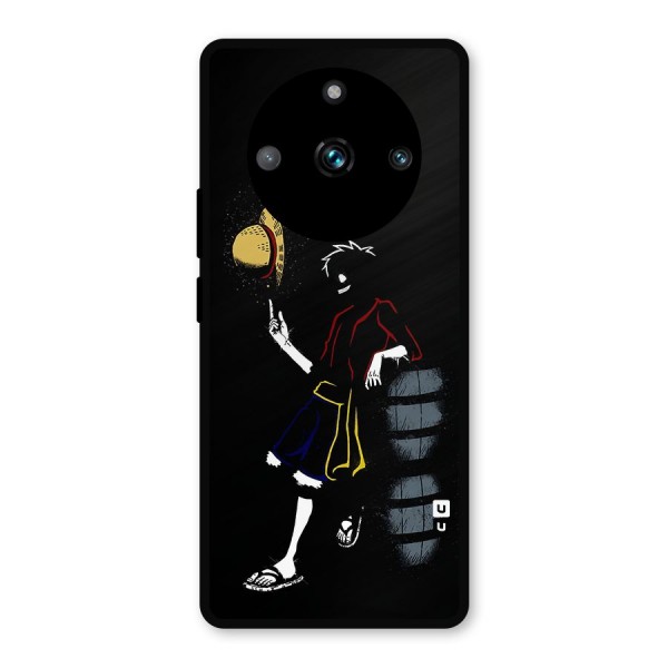 One Piece Luffy Style Metal Back Case for Realme 11 Pro Plus