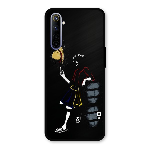 One Piece Luffy Style Metal Back Case for Realme 6