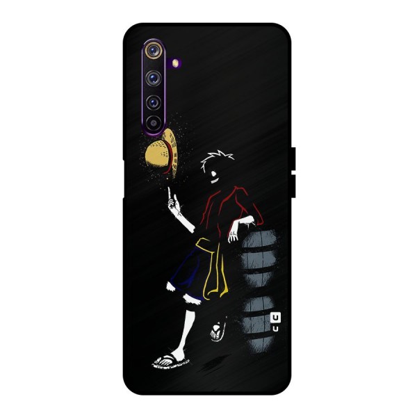 One Piece Luffy Style Metal Back Case for Realme 6 Pro