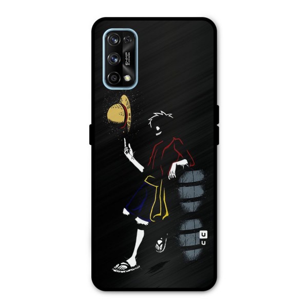 One Piece Luffy Style Metal Back Case for Realme 7 Pro
