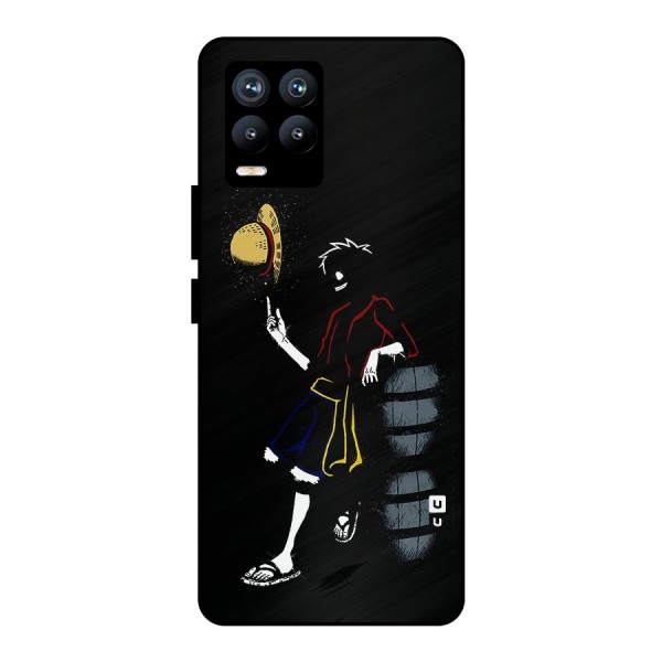One Piece Luffy Style Metal Back Case for Realme 8