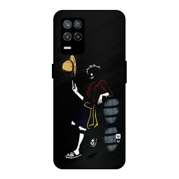 One Piece Luffy Style Metal Back Case for Realme 8 5G