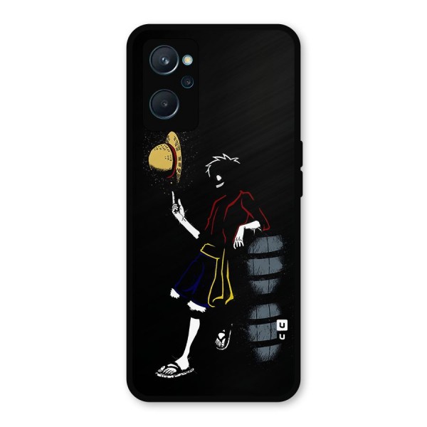 One Piece Luffy Style Metal Back Case for Realme 9i