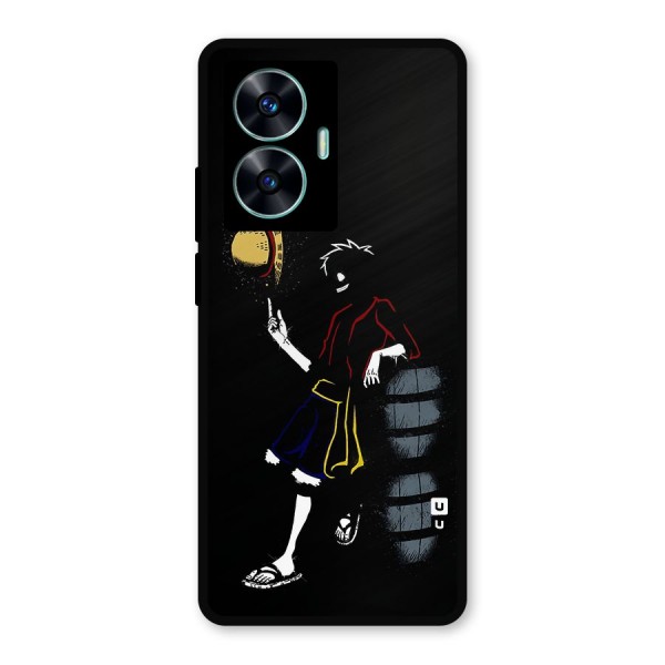 One Piece Luffy Style Metal Back Case for Realme C55