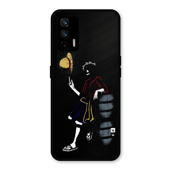 One Piece Luffy Style Metal Back Case for Realme GT 5G