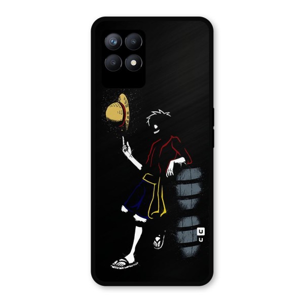 One Piece Luffy Style Metal Back Case for Realme Narzo 50