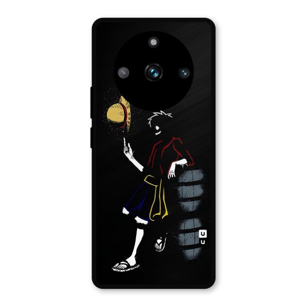 One Piece Luffy Style Metal Back Case for Realme Narzo 60 Pro