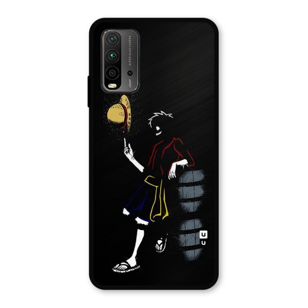 One Piece Luffy Style Metal Back Case for Redmi 9 Power