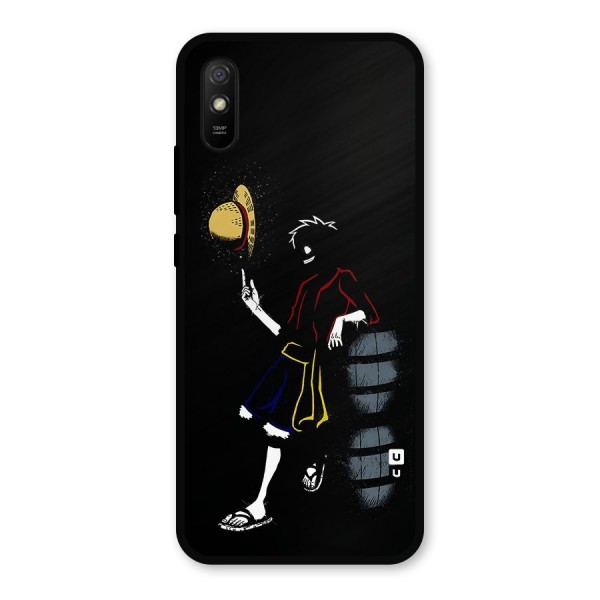 One Piece Luffy Style Metal Back Case for Redmi 9a