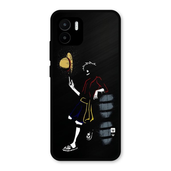 One Piece Luffy Style Metal Back Case for Redmi A1