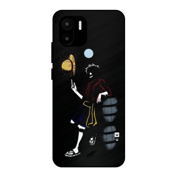 One Piece Luffy Style Metal Back Case for Redmi A2+
