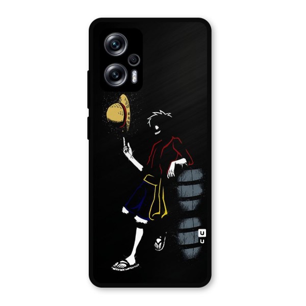 One Piece Luffy Style Metal Back Case for Redmi K50i