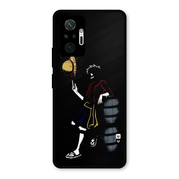 One Piece Luffy Style Metal Back Case for Redmi Note 10 Pro