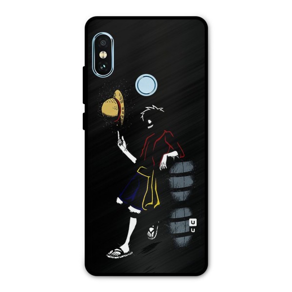 One Piece Luffy Style Metal Back Case for Redmi Note 5 Pro