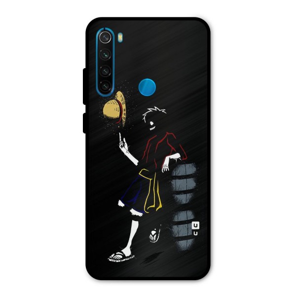 One Piece Luffy Style Metal Back Case for Redmi Note 8
